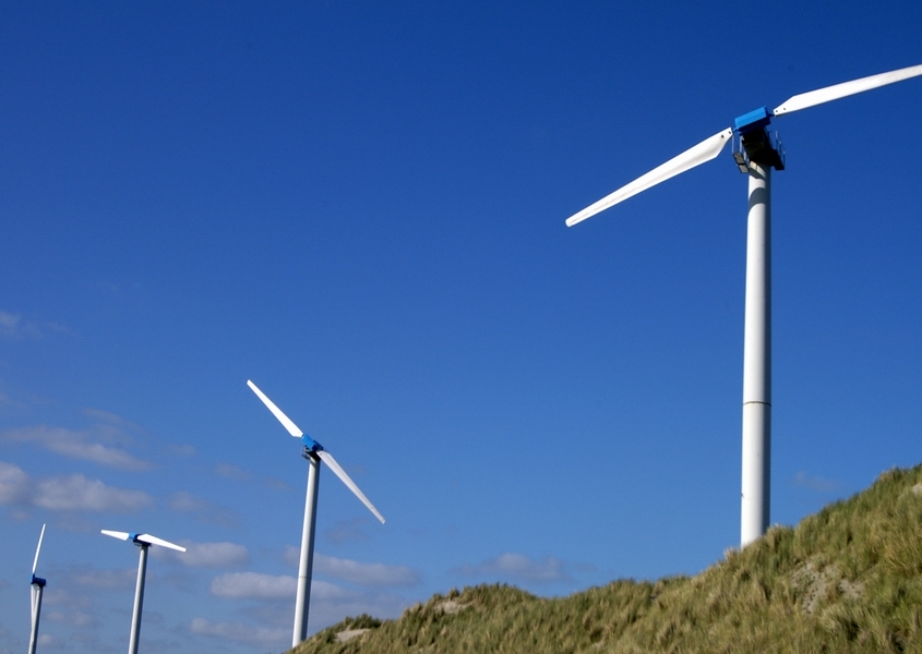 De WES 250kW windmolen op de Maasvlakte